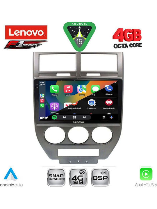 Lenovo Lenovo Auto-Audiosystem für Jeep Compass / Patriot 2007-2016 Bluetooth USB Eingebautes Wi-Fi GPS Apple CarPlay Android Auto mit 10 Zoll Touchscreen SSQ 9276 CPA