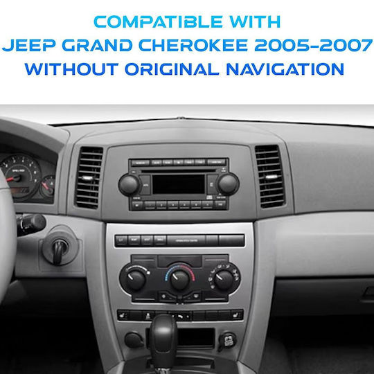 Lenovo Car Audio System for Jeep Grand Cherokee 2005-2007 (Bluetooth/USB/WiFi/GPS/Apple CarPlay/Android Auto) with 10" Touch Screen
