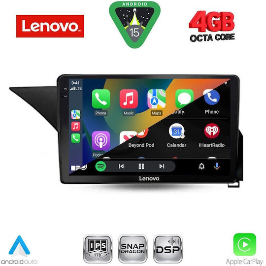 Lenovo Car Audio System for Mercedes-Benz E Class 2012-2014 (Bluetooth/USB/WiFi/GPS/Apple CarPlay/Android Auto) with 10" Touch Screen