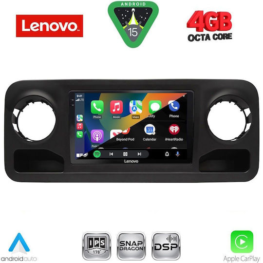 Lenovo Car Audio System for Mercedes-Benz Sprinter 2018 Bluetooth USB WiFi GPS Apple CarPlay Android Auto with 10" Touch Screen