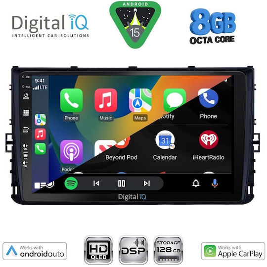 Digital IQ Car Audio System for Volkswagen Polo T-Roc T-Cross 2017+ with 9" Touch Screen DIGITAL IQ BXF 7758 CPAA