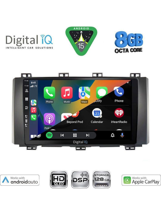 Digital IQ Car Audio System for Seat Ateca 2017+ with 9" Touch Screen Bluetooth USB Wi-Fi GPS Apple CarPlay Android Auto Digital IQ BXF 7568 CPAA