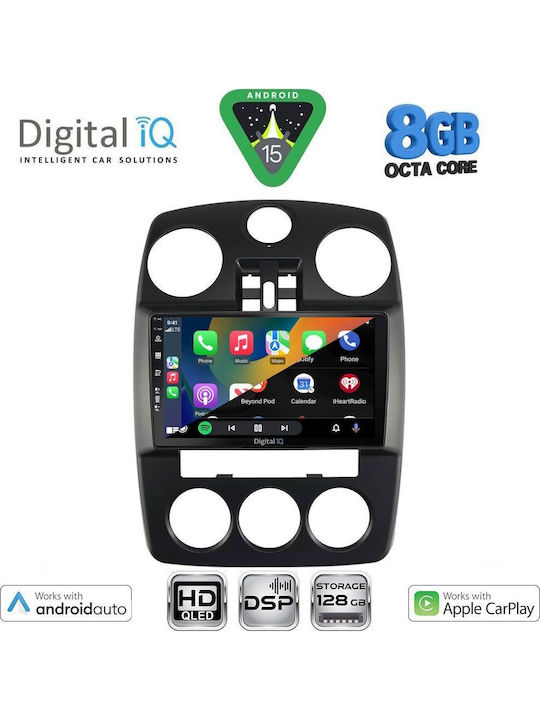 Digital IQ Car Audio System Chrysler PT Cruiser 2005-2010 Bluetooth USB WiFi GPS Apple CarPlay Android Auto with 9" Touch Screen