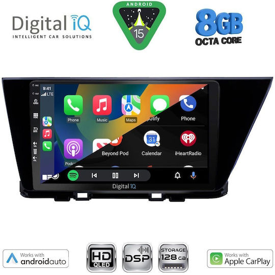 Digital IQ Ηχοσύστημα Αυτοκινήτου για Kia Niro 2017-2021 (Bluetooth/USB/WiFi/GPS/Apple-Carplay/Android-Auto) με Οθόνη Αφής 9"