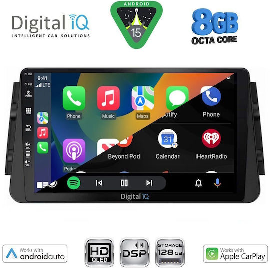 Digital IQ Car Audio System for Nissan Micra 2017-2023 Bluetooth USB Wi-Fi GPS Apple CarPlay Android Auto with 9 Inch Touch Screen DIGITAL IQ BXF 7460 CPAA