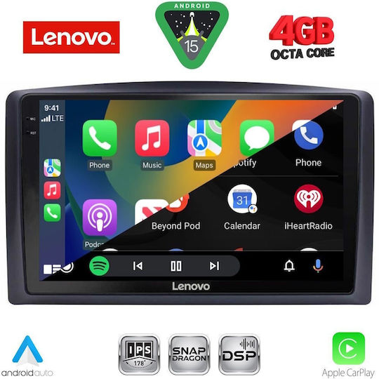 Lenovo Ηχοσύστημα Αυτοκινήτου για Mercedes-Benz Vito / Viano 2015-2022 (Bluetooth/USB/WiFi/GPS/Apple-Carplay/Android-Auto) με Οθόνη Αφής 10"