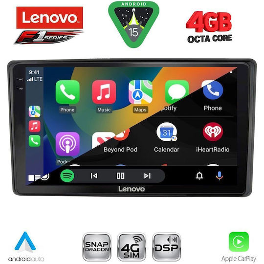 Lenovo Car Audio System for Toyota Raize 2020 with Touch Screen 10" Bluetooth USB Wi-Fi GPS Apple CarPlay Android Auto Lenovo SSQ 9701 CPA