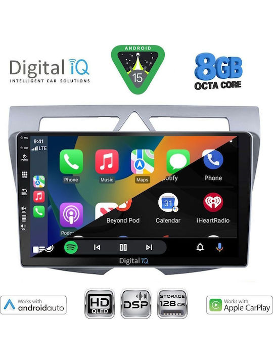 Digital IQ Car Audio System for Kia Picanto 2008-2011 Bluetooth USB WiFi GPS Apple CarPlay Android Auto with 9" Touch Screen