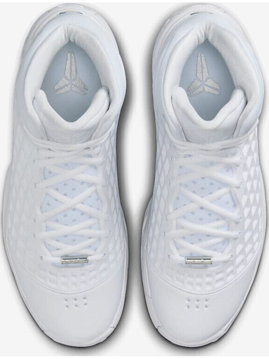 Kobe 3 Protro "Halo" Високи Баскетболни Обувки Бели
