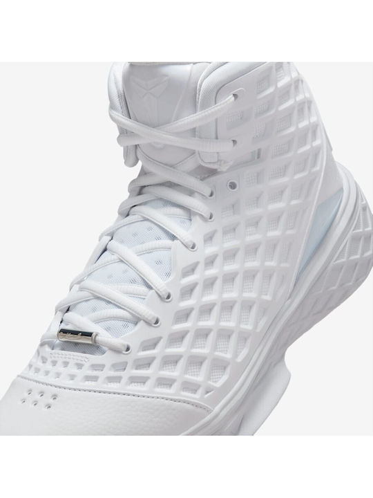 Kobe 3 Protro "Halo" Високи Баскетболни Обувки Бели