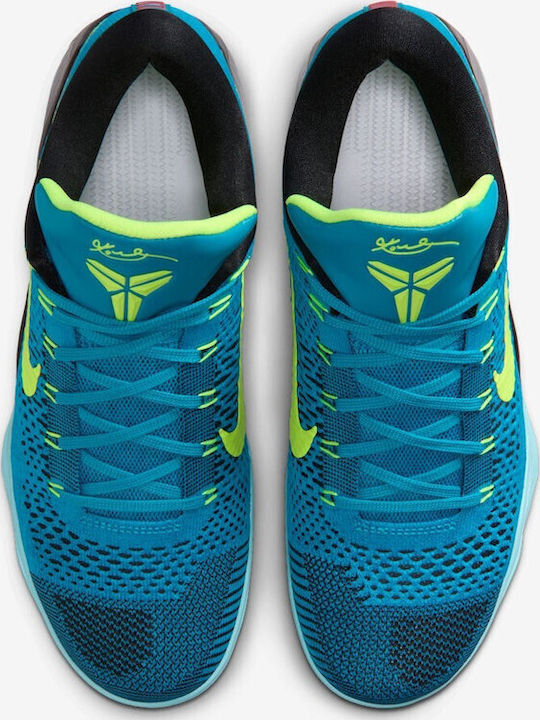 Kobe 9 Elite Low Protro "Perspective" Low Basketball Shoes Neo Turquoise / Volt