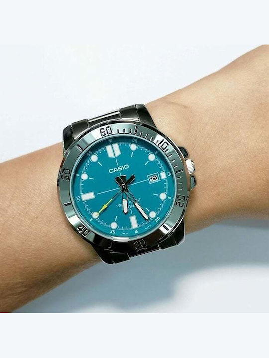 Casio Ρολόι Μπαταρίας με Μεταλλικό Μπρασελέ