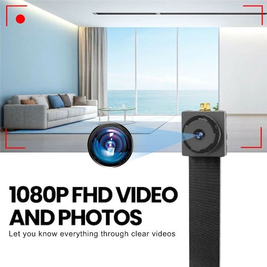 WiFi Spionagekamera 1080p mit Speicherkartensteckplatz