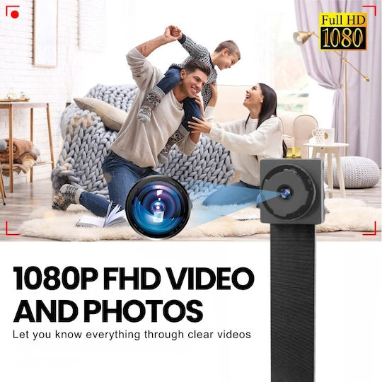 WiFi Spionagekamera 1080p mit Speicherkartensteckplatz