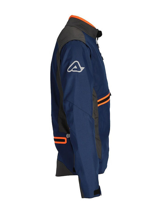 Acerbis Enduro One Ανδρικό Μπουφάν Μηχανής 4 Εποχών Blue/grey