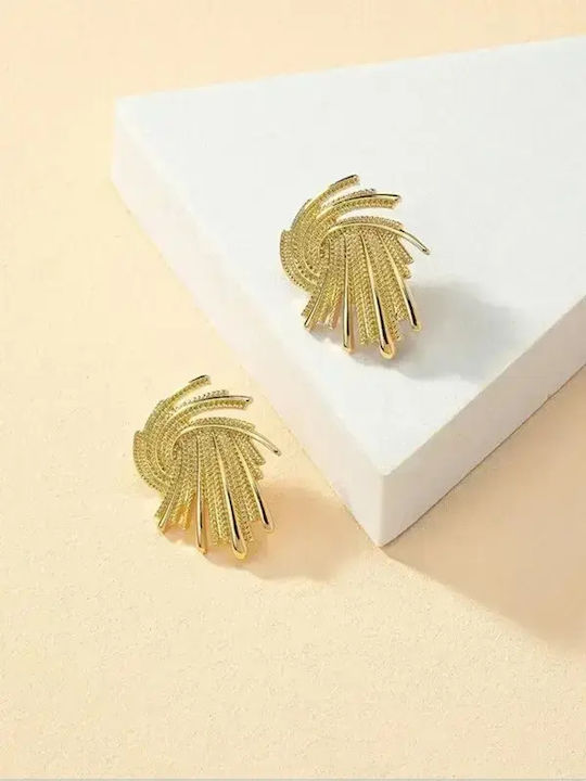 Kinzi Earrings Made Of Gold Plated Steel
