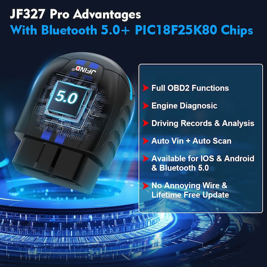 Διαγνωστικό Αυτοκινήτου OBD 2 με Bluetooth