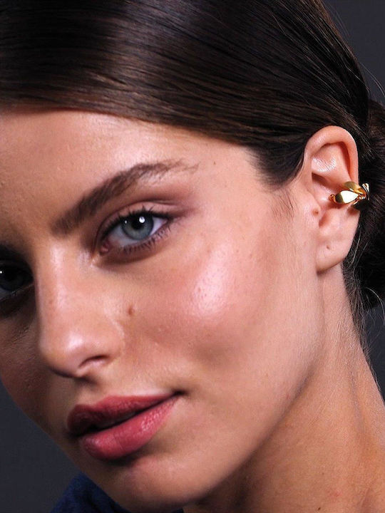 Ohrring Ear Cuff Kleine Oliveblatt Handgefertigt Silber 925