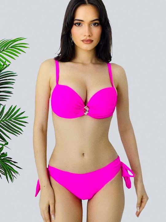 Set Bikini Push-Up Fuchsie