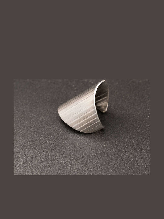 Ohrring Ear Cuff Rändchen Groß Handgefertigt Rosa Vergoldetes Silber 925