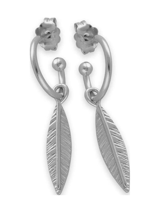 Emmanuela Handcrafted For You Ohrringe Ohrhänger Flügel Rosa Vergoldet Silber 925