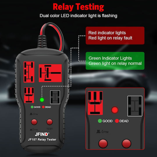 Auto Relay Tester Καλωδίων Εικόνας