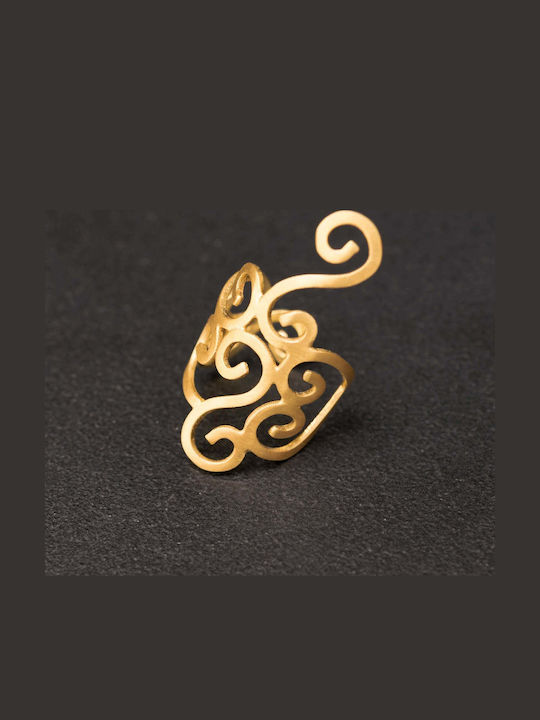 Cercei Ear Cuff Spirale Urechea Stângă Handmade Argint 925