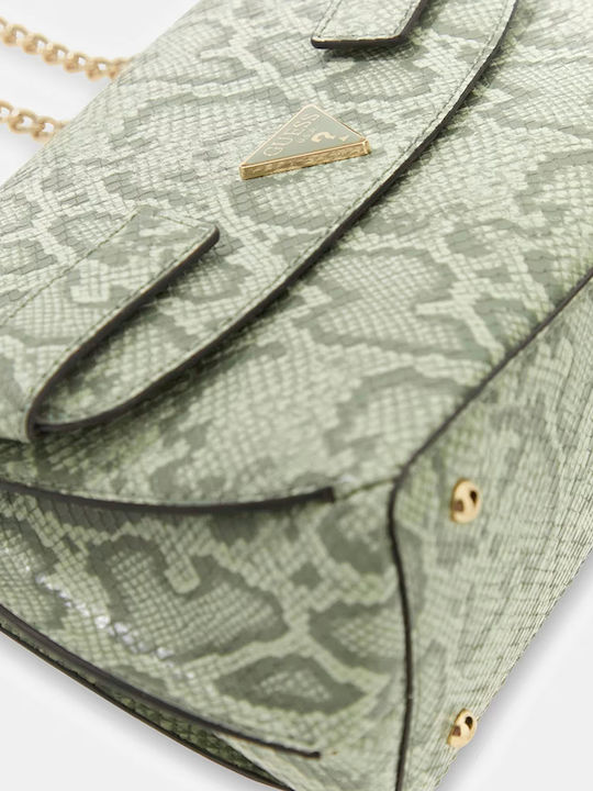 Convertible Xbody Damen Handtasche mit Klappe in Grün