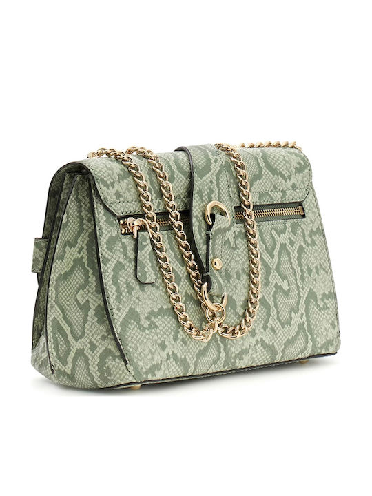 Convertible Xbody Damen Handtasche mit Klappe in Grün