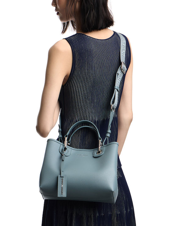 Women's Shoulder Shopper Bag Light Blue