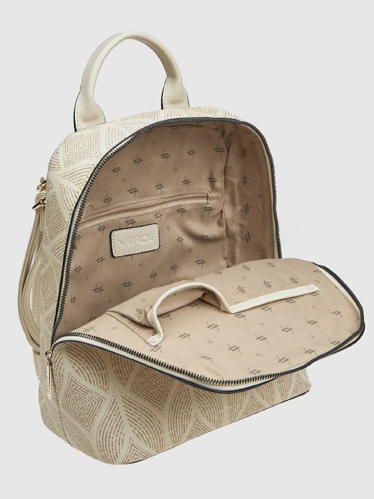 Damentasche Rucksack Cremfarben