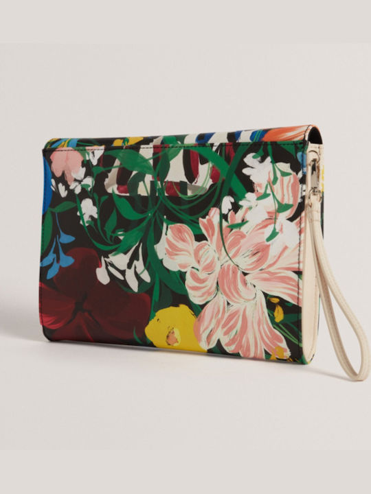 Blumiges Damen Beutel Handtasche Mehrfarbig