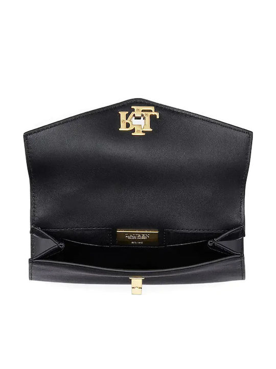Leather Women's Flap Bag Black