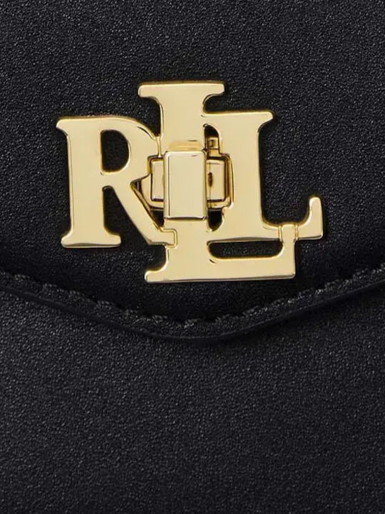 Leather Women's Flap Bag Black