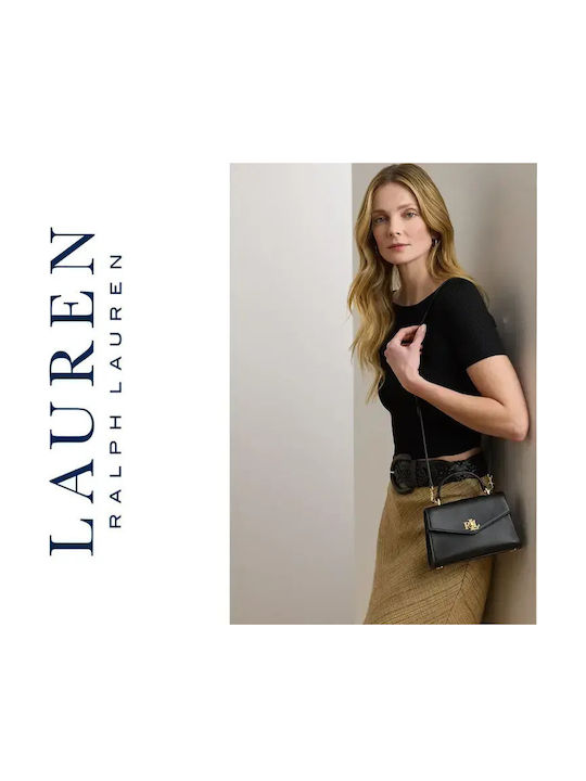 Leather Women's Flap Bag Black