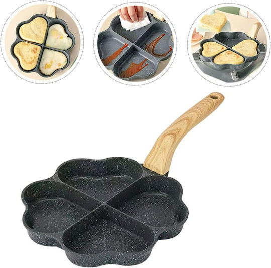 Double Omelette Maker Aluminum Non-Stick Coating 17.8cm