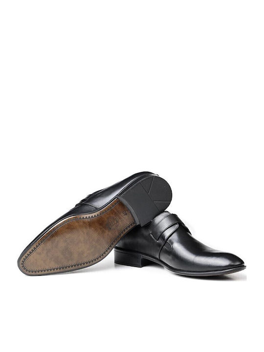 Pantofi Eleganți Bărbătești din Piele Negri