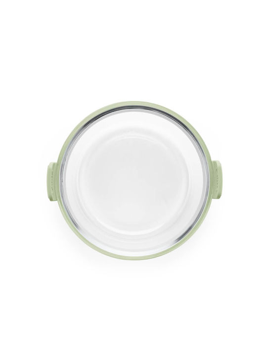 Lekue Glass Green Lunch Box 20.5x19.5cm