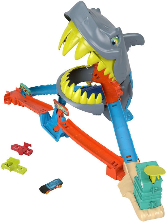 Великденска Свещ с Играчка City Shark Beach Track за 4+ Години Hot Wheels