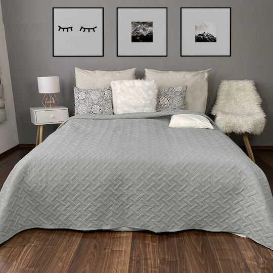 Homelevel Κουβερλί Υπέρδιπλο Gray 220x240cm