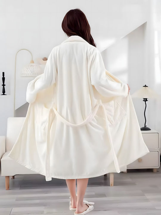 Γυναικείο Μπουρνούζι White