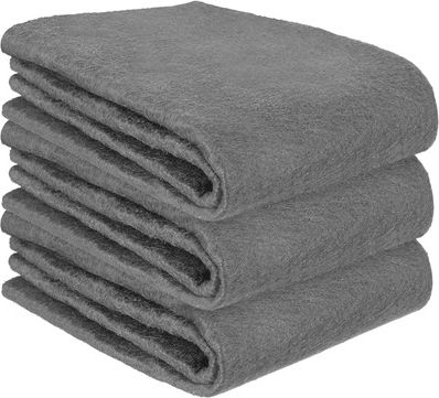 Set 3 Țesături De Curățare Magic Microfibra Zola Geamuri Suprafețe Netede Absorbție Ridicată Fără Detergent 30 X 40 Cm Gri