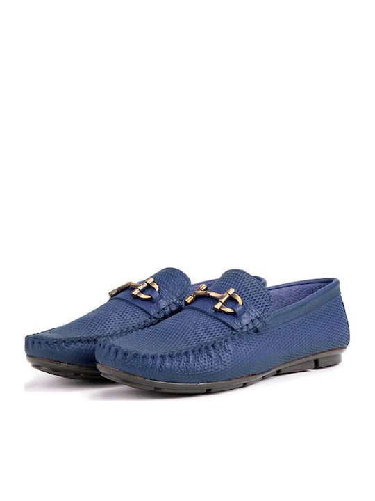Leder Herren Mokassins in Braune Farbe