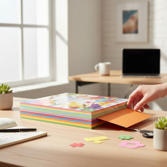 Colored Paper A4 80 G/m² – Top 500 Sheets 10 Intense Colors