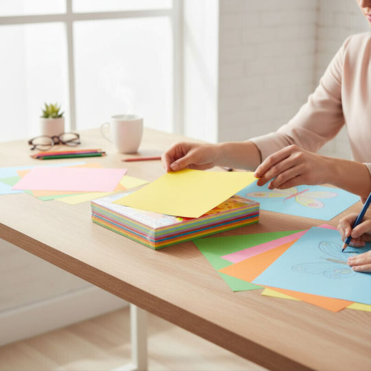 Colored Paper A4 80 G/m² – Top 500 Sheets 10 Intense Colors
