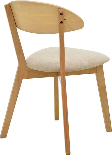 Canon Dining Room Chairs Wooden Natural 2pcs 43x43x79.5cm