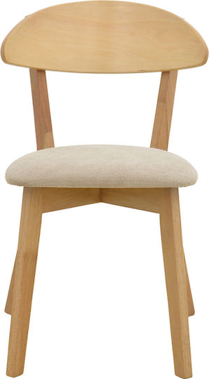 Canon Dining Room Chairs Wooden Natural 2pcs 43x43x79.5cm