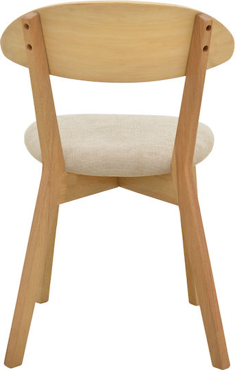 Canon Dining Room Chairs Wooden Natural 2pcs 43x43x79.5cm