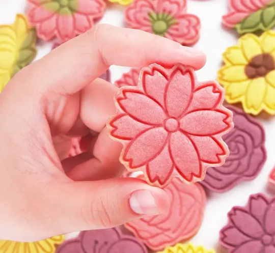 Matriță Cookies Flori Mugur De Cireș