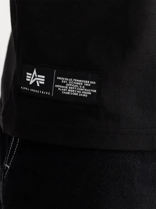 Label Backprint T-Shirt Schwarz